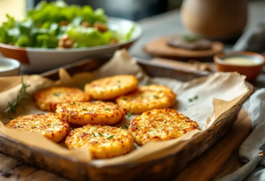 Croustillant doré et parfum d’enfance : la recette express de galettes de pommes de terre au four qui régalent toute la famille sans une goutte d’huile