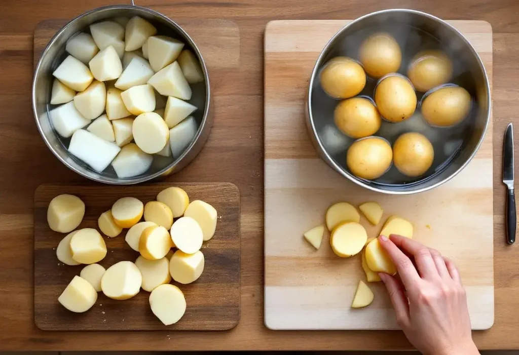 Faut-il éplucher vos pommes de terre avant ou après cuisson ? L’erreur courante qui peut ruiner tout votre plat