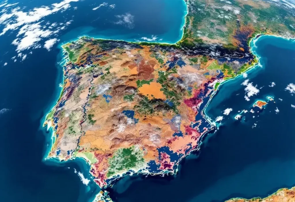 L’Espagne scrute la croûte terrestre et révèle que la péninsule Ibérique pivote dans le sens des aiguilles d’une montre