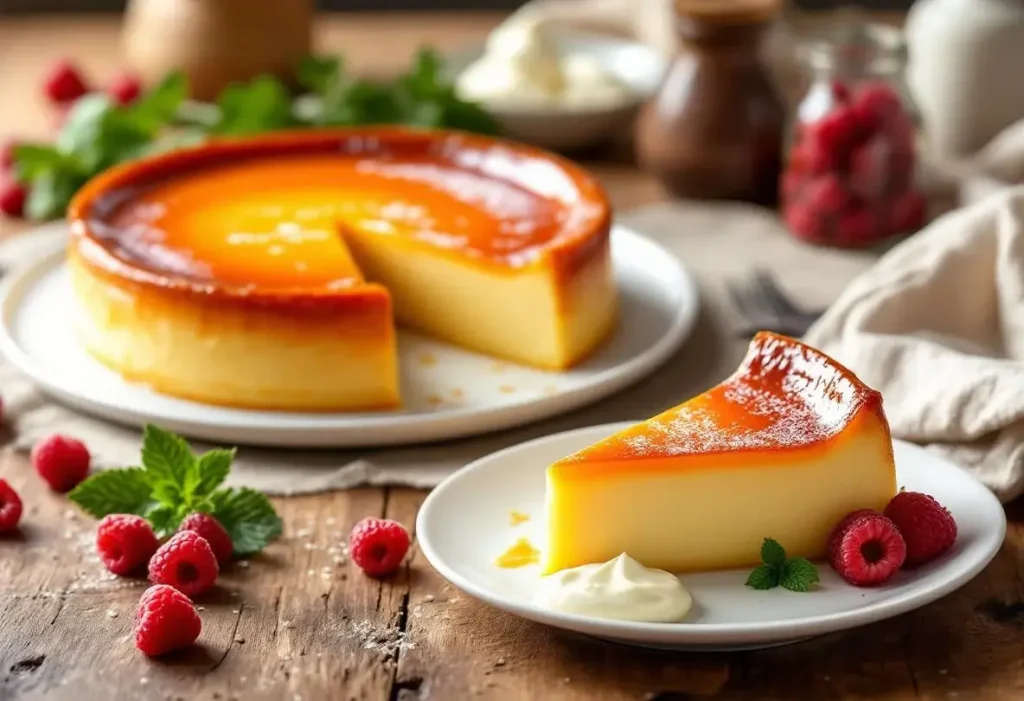 « Mon flan pâtissier sans pâte est irrésistible » : léger, fondant et prêt en un rien de temps pour un goûter réussi !