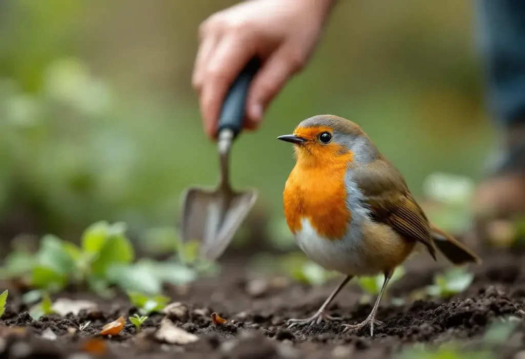 Que signifie vraiment la présence d'un rouge-gorge dans mon jardin ?